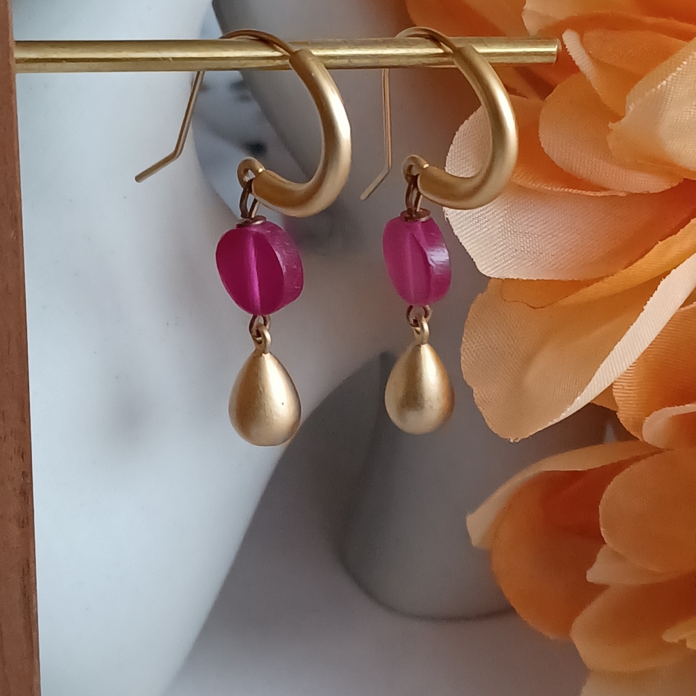 Crescent Dangle Earrings